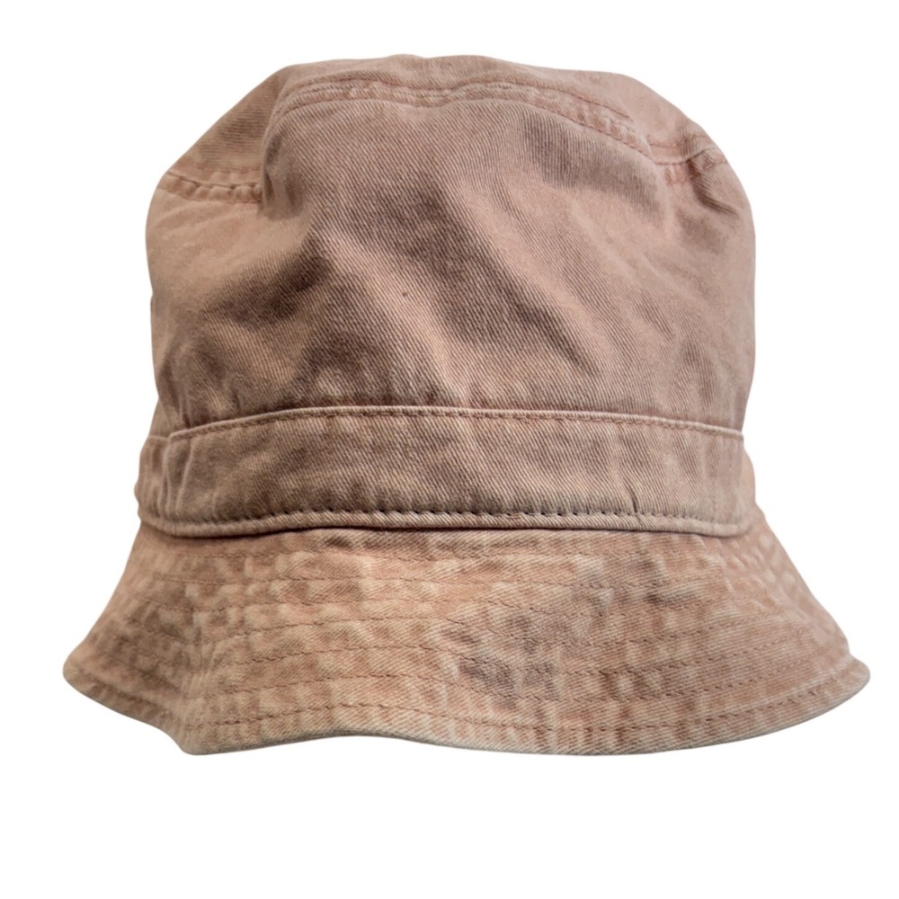 David and Young Recycled Cotton Bucket Hat Pink Acid Wash Sun Hat ABU370 OSFM‎